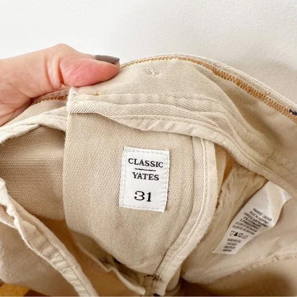 Robert Graham Classic Yates Khaki Tan Pants Size 32 - Picture 9 of 9